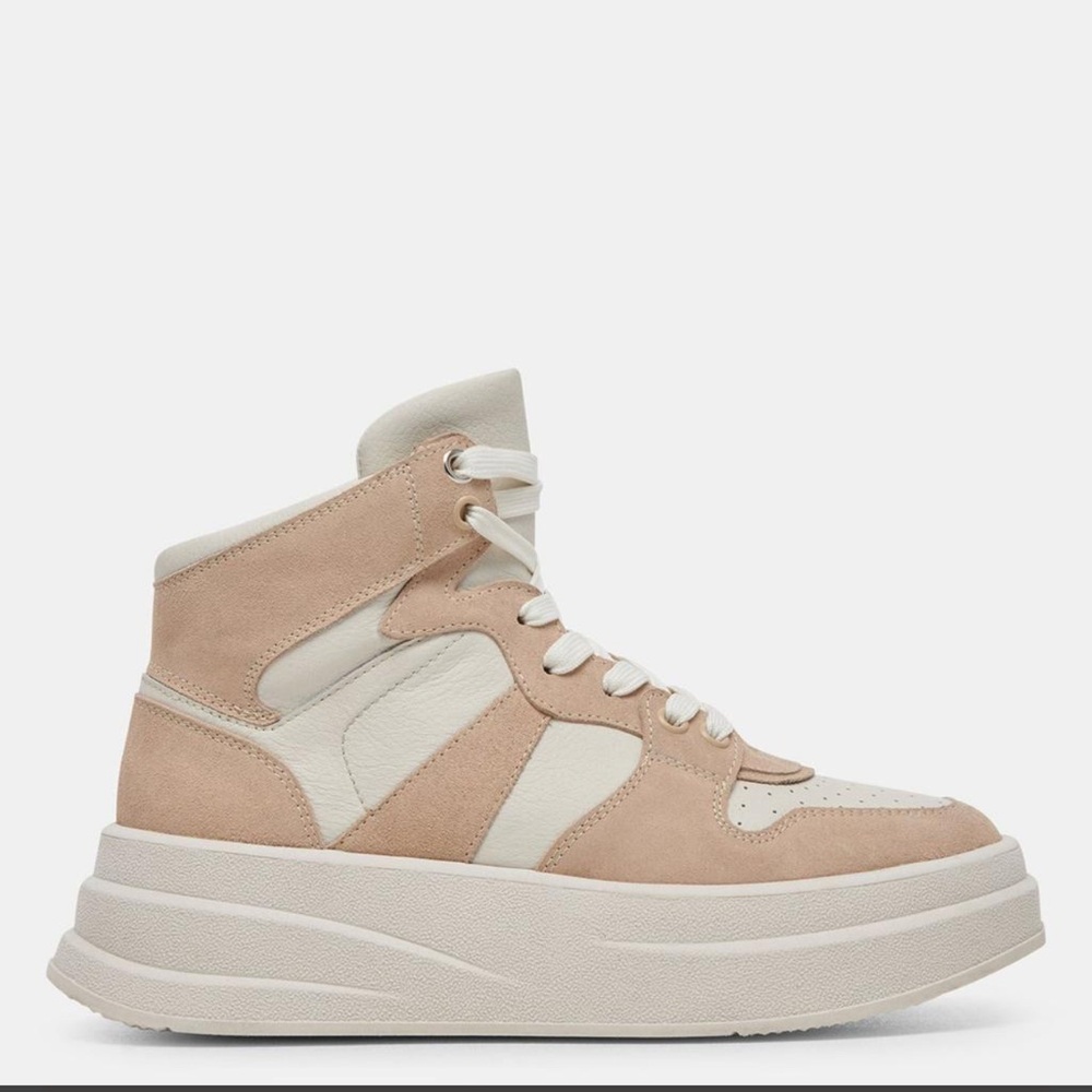 Dolce Vita Brax Sneakers White Dune Leather